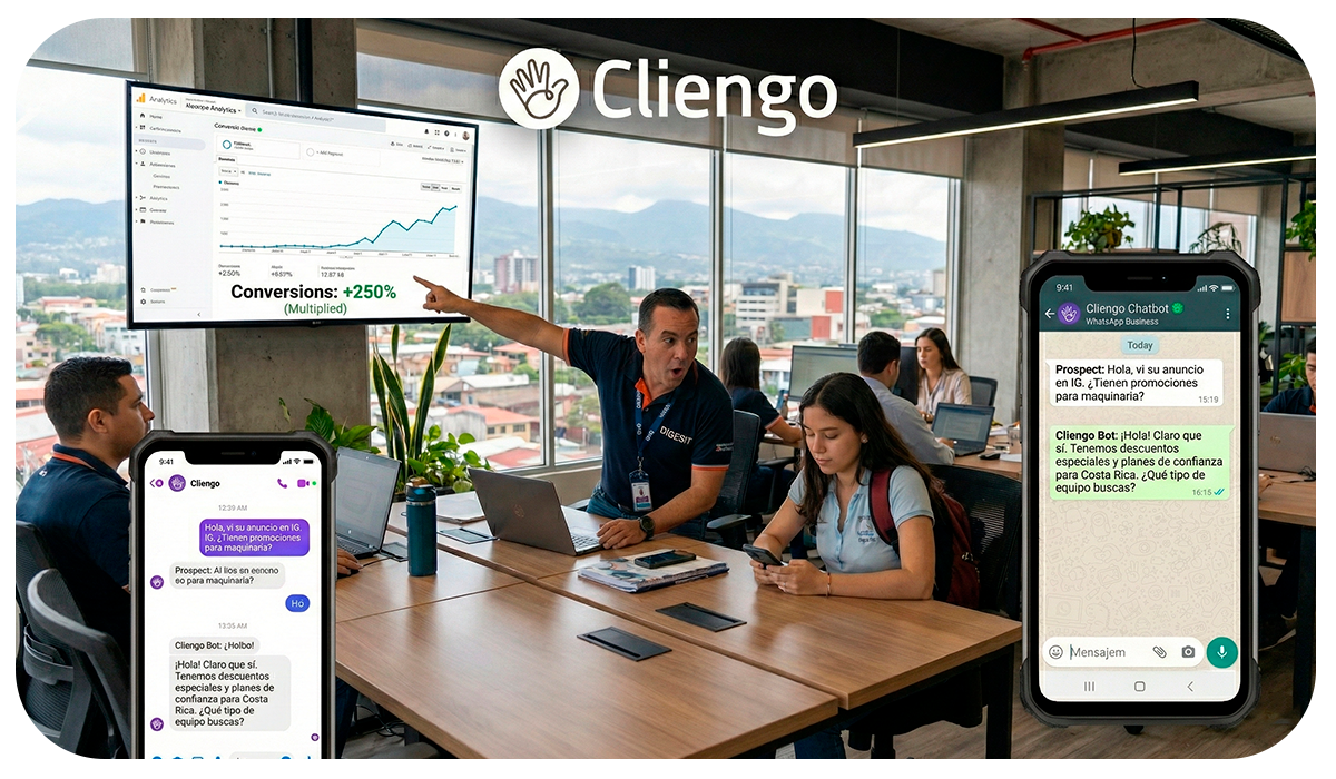 “Las conversiones del sitio web se multiplican agregando Cliengo”- Digesit