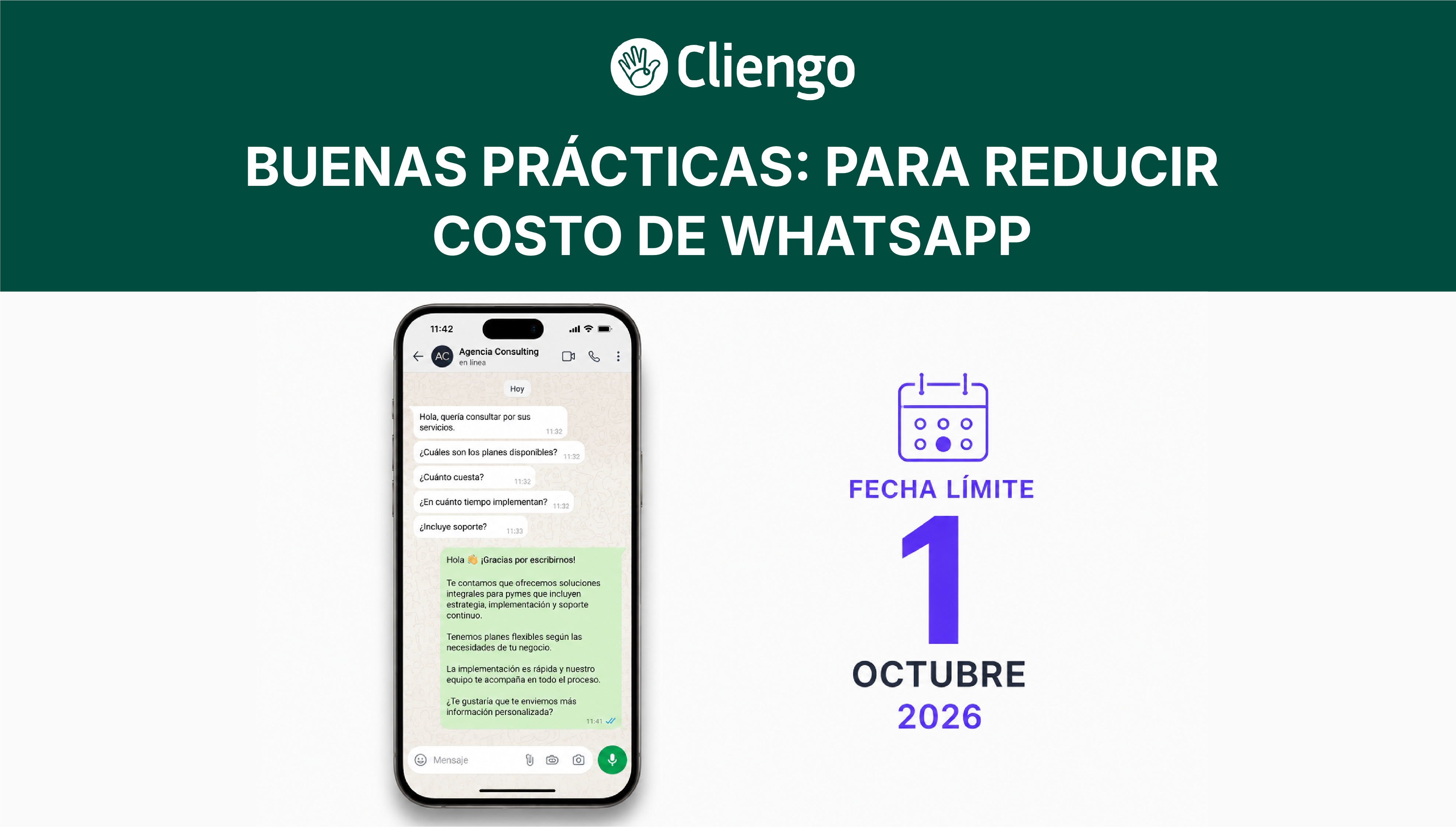 Cómo reducir el costo de WhatsApp Business con buenas prácticas