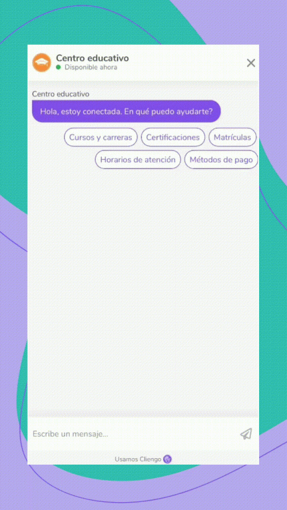 Conversación chatbot