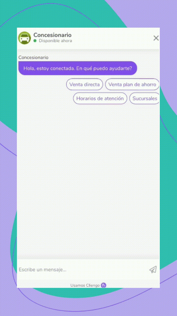 Conversación Chatbot