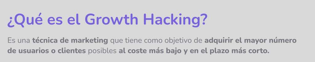 definicón growth hacking
