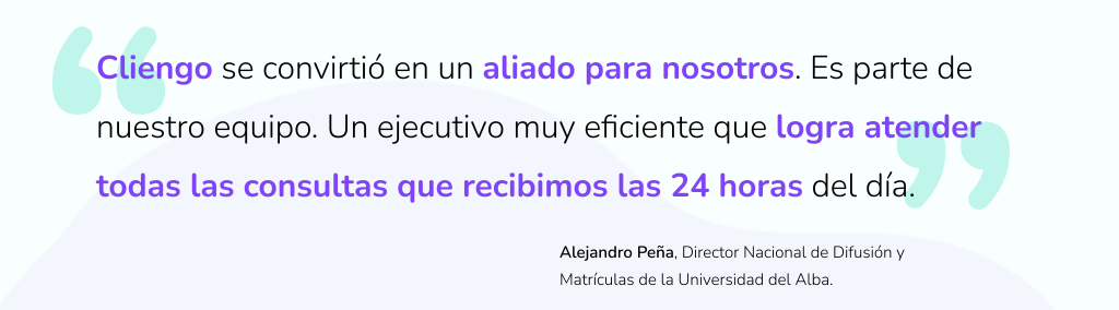 Testimonio de caso de éxito Universidad del Alba.