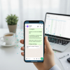 Captura de WhatsApp donde se ve un ejemplo de un mensaje de plantilla enviado por Cliengo a un prospecto.